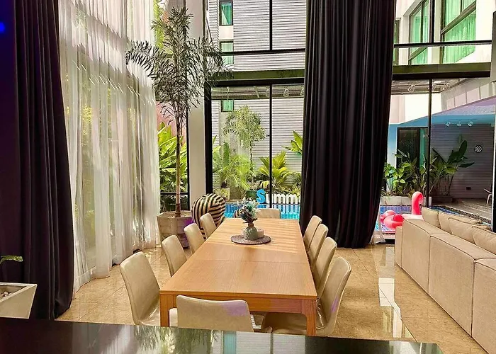 Villa 1897summer 曼谷中心7卧asok&thong Lor800平米海天别墅 *